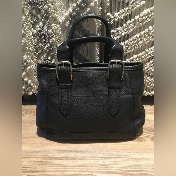 🎀 COLE HAAN Black PEBBLED LEATHER TOTE BAG (NWT) - Picture 3 of 16